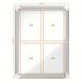 Nobo Premium Plus Outdoor Magnetic Lockable Notice Board 4xA4 White 1902577