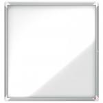 Nobo Premium Plus Outdoor Magnetic Lockable Notice Board 12xA4 White 1902581