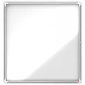 Nobo Premium Plus Outdoor Magnetic Lockable Notice Board 12xA4 White 1902581