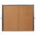 Nobo Internal Glazed Case 15xA4 Cork Sliding Door 1902607