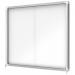 Nobo Premium Plus Magnetic Lockable Notice Board 15xA4 White 1902609