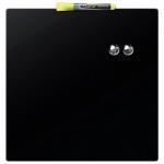 Nobo Mini Magnetic Whiteboard Coloured Tile 360mmx360mm Black 1903774