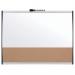 Nobo Small Magnetic Whiteboard with Cork Notice Board 585x430mm White 1903810