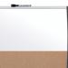 Nobo Small Magnetic Whiteboard with Cork Notice Board 585x430mm White 1903810