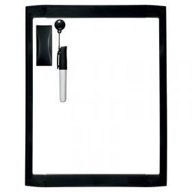 Nobo Mini Magnetic Whiteboard with Coloured Frame 216x280mm Assorted - Outer carton of 6 1903816