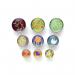 Nobo Magnetic Floral Design Push Pins (Pack of 9) 1903878