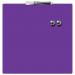 Nobo Mini Magnetic Whiteboard Coloured Tile 360mmx360mm Purple 1903897