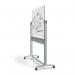 Nobo Glass Revolving Mobile Whiteboard Inc. Marker and Magnets, White, 1200 x 900mm, Double Sided Magnetic Glass 1903943