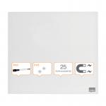 Nobo Glass Small Whiteboard, White, Magnetic Tile, 450 X 450mm 1903957