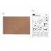 Nobo Essence Cork Notice Board 1500x1000mm 1903966