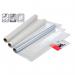 This image shows a pack of Nobo drywipe rolls containing instant whiteboard dry erase sheets. The sheets measure 600x800mm and are square, ideal for use in various settings.