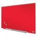 Nobo Impression Pro Glass Magnetic Whiteboard 680x380mm Red 1905183