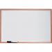 Nobo Classic Melamine Whiteboard Pine Frame 600x400mm 1905199