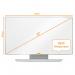 Nobo Widescreen 32” Melamine Whiteboard (710 x 400mm) 1905291