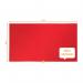 Nobo Widescreen 32”Felt Red Noticeboard (710 x 400mm) 1905310