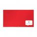 Nobo Widescreen 40”Felt Red Noticeboard (890 x 500mm) 1905311