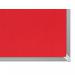 Nobo Widescreen 85”Felt Noticeboard Red (1880 x 1060mm) 1905313