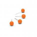 Nobo Notice Board Push Pins Orange (Pack 100) 1905329