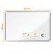 Title: Nobo Premium Plus Enamel Magnetic Whiteboard - 900x600mm, Aluminium Trim, EU Ecolabel Certified 1915144
