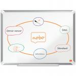 This whiteboard is made by ACCO Brands and it has a magnetic surface. It measures 600x450mm and has an aluminium trim. It is certified by EU Ecolabel and the model number is 1915154.