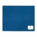 This image features a blue Nobo Premium Plus felt notice board from ACCO Brands. The notice board has a size of 1500x1200mm and is embellished with high-quality, soft felt material. The blue color makes it stand out and contrast well with any background. The board is sturdy and has a smooth surface, perfect for pinning important notes, memos, and reminders. The clear and crisp lines give it a modern and sleek look, making it a great addition to any office or home space.