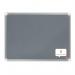 The picture features a sleek grey Nobo Premium Plus Felt Notice Board from ACCO Brands, measuring 600x450mm. The board is made of high-quality materials and features a soft, textured surface perfect for pinning and displaying notes. The modern design and clean lines make it an attractive addition to any office or classroom setting. The board is surrounded by a sturdy aluminum frame, adding both functionality and style. The overall image is professional and practical, making it a versatile option for any organization needs.