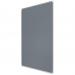 In this photo, we see a large grey felt notice board from ACCO Brands Nobo Premium Plus line. The board measures 1500x1200mm, making it suitable for displaying a variety of messages and materials. The high-quality felt surface provides a smooth and durable canvas for pins and tacks, while the sleek grey frame adds a touch of modern style. The board is empty, waiting to be filled with important information or creative displays.