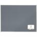 The image shows a sleek grey Nobo Essence Felt Notice Board from ACCO Brands, measuring 1200x900mm. The board is made of high-quality felt material and has a smooth surface, perfect for displaying important notices and announcements. The modern design and neutral color make it suitable for any office or home setting. The Notice Board also comes with a sturdy frame, ensuring durability and long-lasting use.