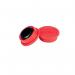 Nobo Magnetic Whiteboard Magnets 10 Pack 13mm Coloured Magnets Red 1915286