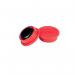 Nobo Magnetic Whiteboard Magnets 10 pack 24mm Coloured Magnets Red 1915293