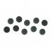 Nobo Magnetic Whiteboard Magnets 10 pack 32mm Coloured Magnets Black 1915298