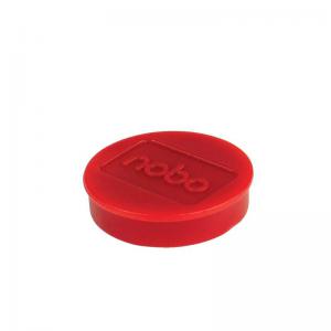 Nobo Magnetic Whiteboard Magnets 10 pack 32mm Coloured Magnets Red