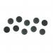 Nobo Magnetic Whiteboard Magnets 10 pack 38mm Coloured Magnets Black 1915305