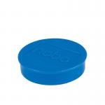 Nobo Magnetic Whiteboard Magnets 10 pack 38mm Coloured Magnets Blue 1915313