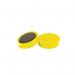 Nobo Magnetic Whiteboard Magnets 10 pack 38mm Coloured Magnets Yellow 1915316