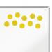 Nobo Magnetic Whiteboard Magnets 10 pack 38mm Coloured Magnets Yellow 1915316