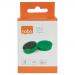 Nobo Magnetic Whiteboard Magnets 10 pack 38mm Coloured Magnets Green 1915317