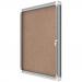 Nobo Premium Plus Cork Lockable Notice Board 8xA4 Hinged 1915326