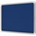 Nobo Premium Plus Felt Lockable Notice Board 8xA4 Blue Hinged 1915327