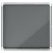 Nobo Premium Plus Felt Lockable Notice Board 6xA4 Grey Hinged 1915328