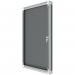 Nobo Premium Plus Felt Lockable Notice Board 6xA4 Grey Hinged 1915328