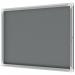 Nobo Premium Plus Felt Lockable Notice Board 8xA4 Grey Hinged 1915329