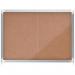 Nobo Premium Plus Cork Lockable Notice Board 8xA4 Sliding 1915331