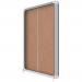 Nobo Premium Plus Cork Lockable Notice Board 15xA4 Sliding 1915332