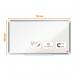 Nobo Premium Plus Widescreen Steel Magnetic Whiteboard - 710x400mm, Aluminium Trim, EU Ecolabel Certified 1915370