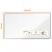Nobo Premium Plus Widescreen Steel Magnetic Whiteboard - 1550x870mm, Aluminium Trim, EU Ecolabel Certified 1915373