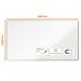 Nobo Premium Plus Widescreen Steel Magnetic Whiteboard - 1880x1060mm, Aluminium Trim, EU Ecolabel Certified 1915374