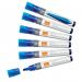 Nobo Liquid Ink Whiteboard Pens Bullet Tip 10 Pack Blue 1915378