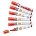 Nobo Liquid Ink Whiteboard Pens Bullet Tip 10 Pack Red 1915379