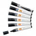 Nobo Liquid Ink Whiteboard Pens Chisel Tip 10 Pack Black 1915382